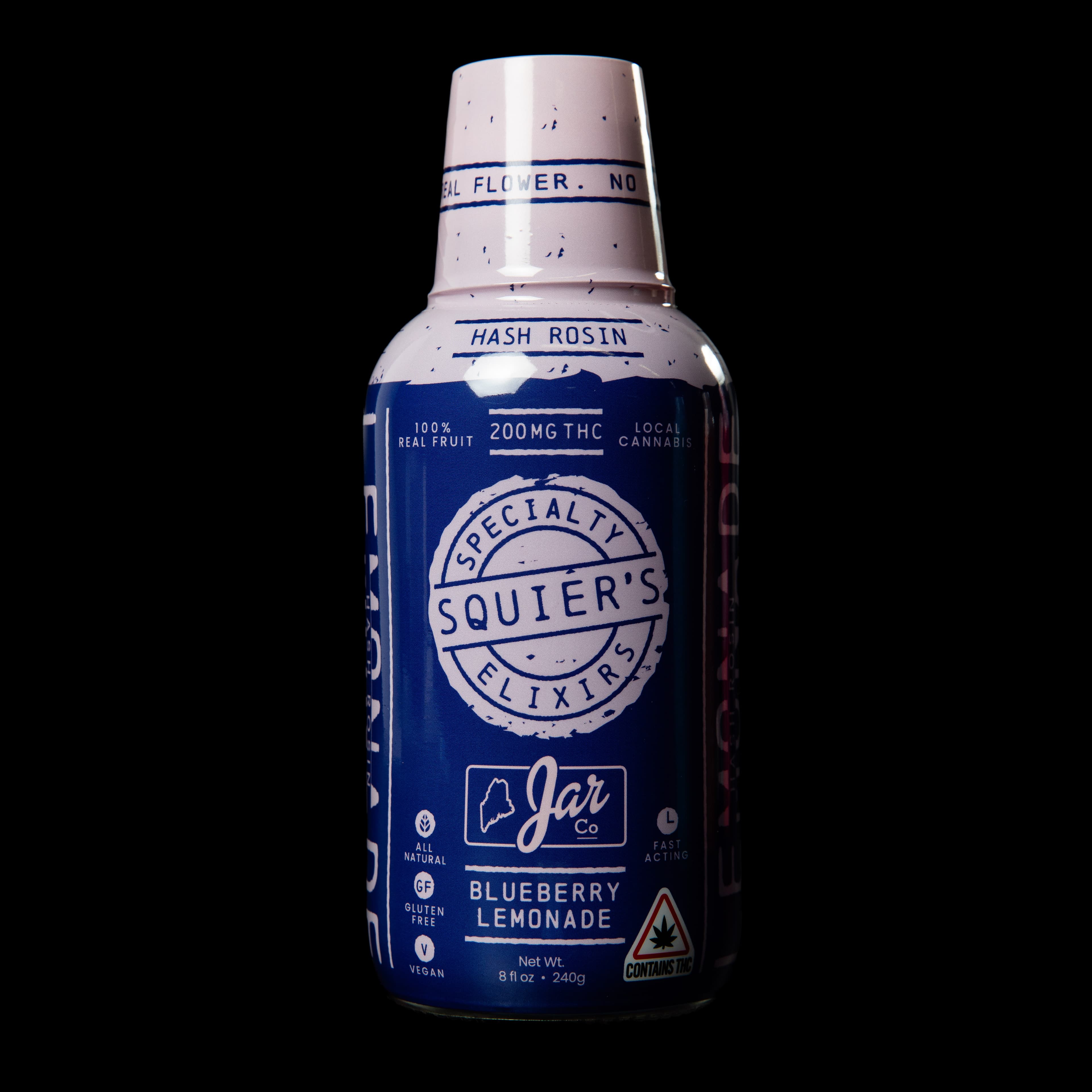 Squier's Specialty Edibles Squier's x JAR Specialty Edible Collab - Drink Blueberry Lemonade 200mg
