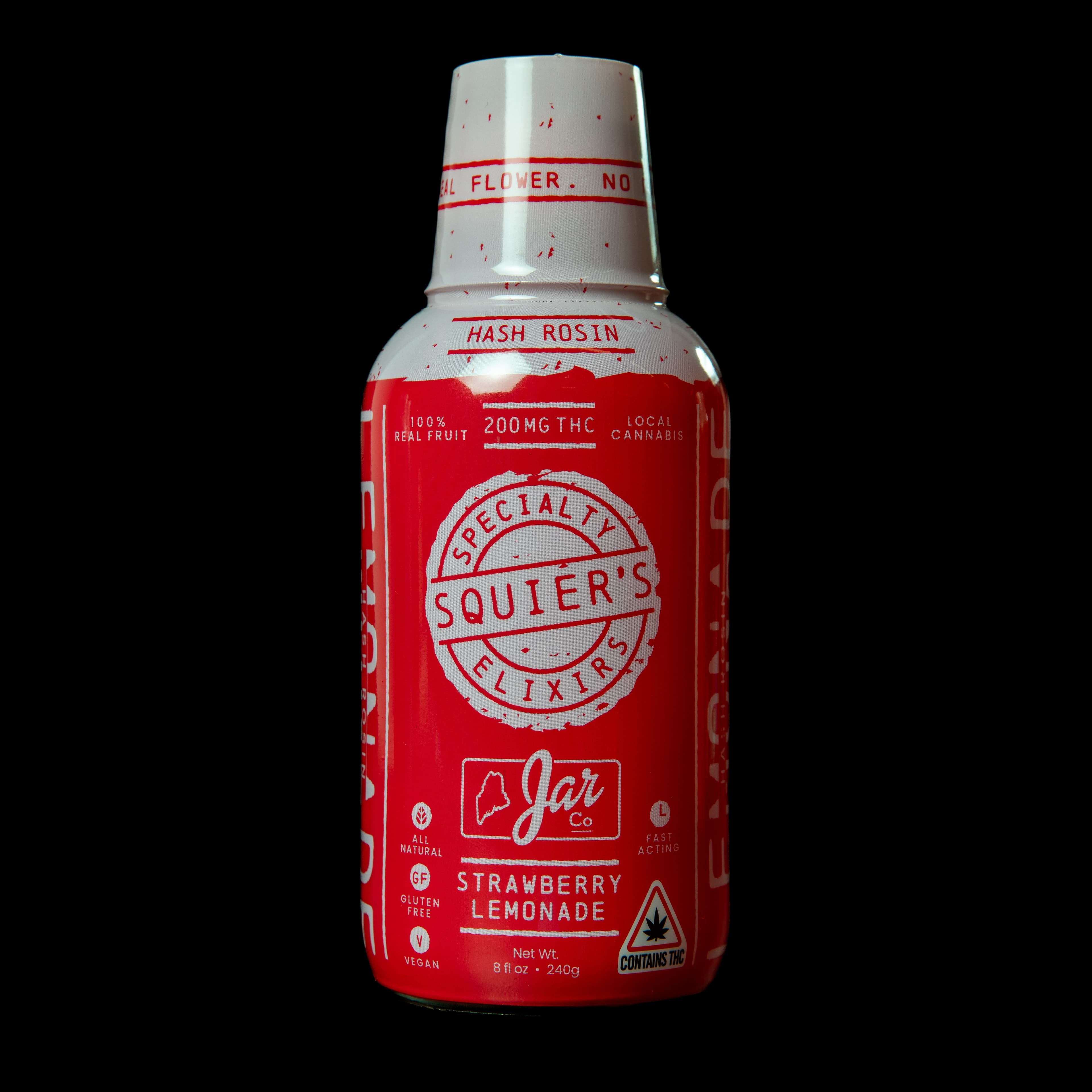 Squier's Specialty Edibles Squier's x JAR Specialty Edible Collab - Drink Strawberry Lemonade 200mg