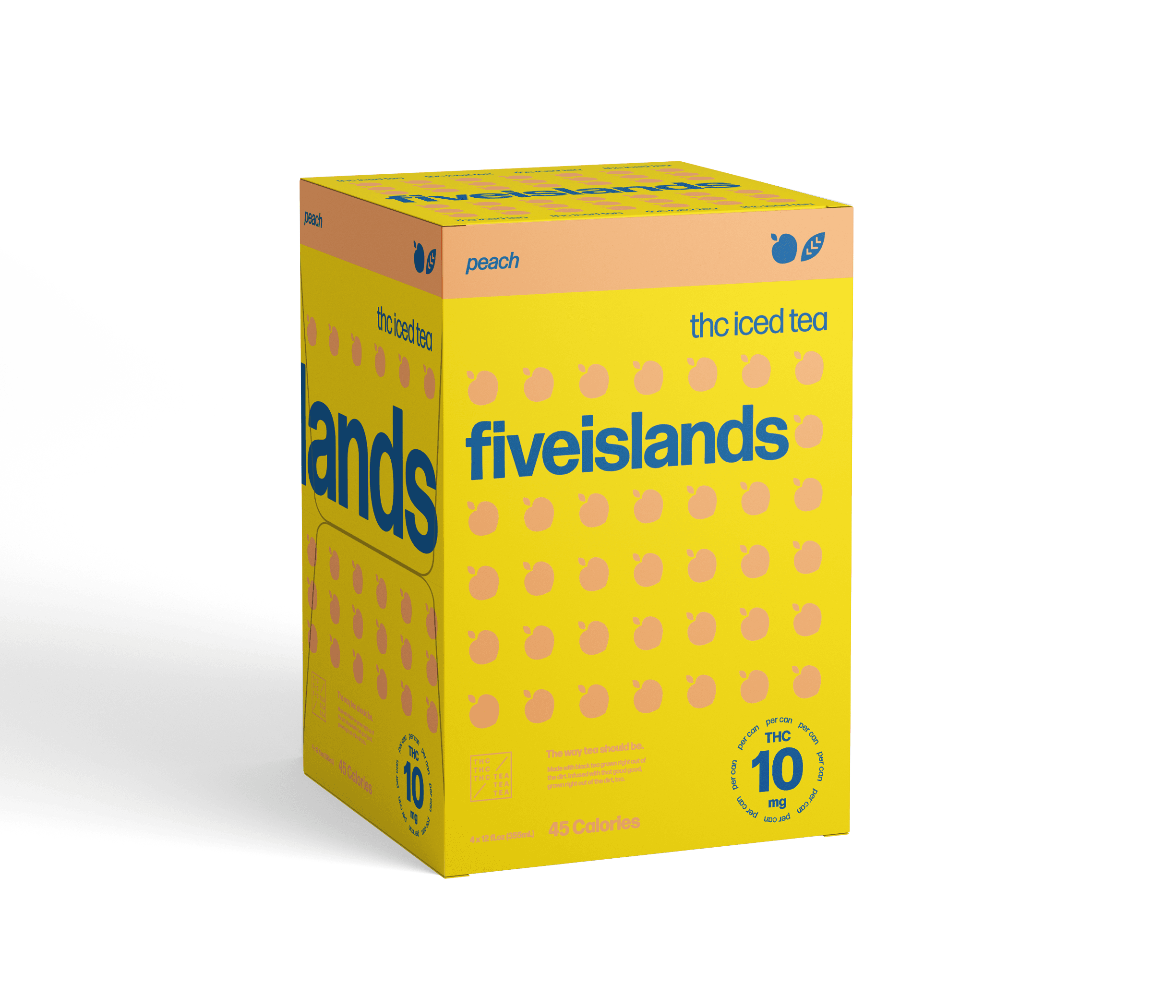 Five Islands Peach Tea 10mg (4 Pack)