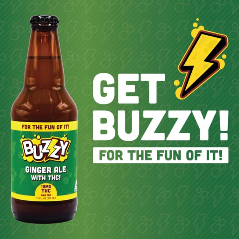 Novel Beverage Company BZZY - Ginger Ale - 10mg