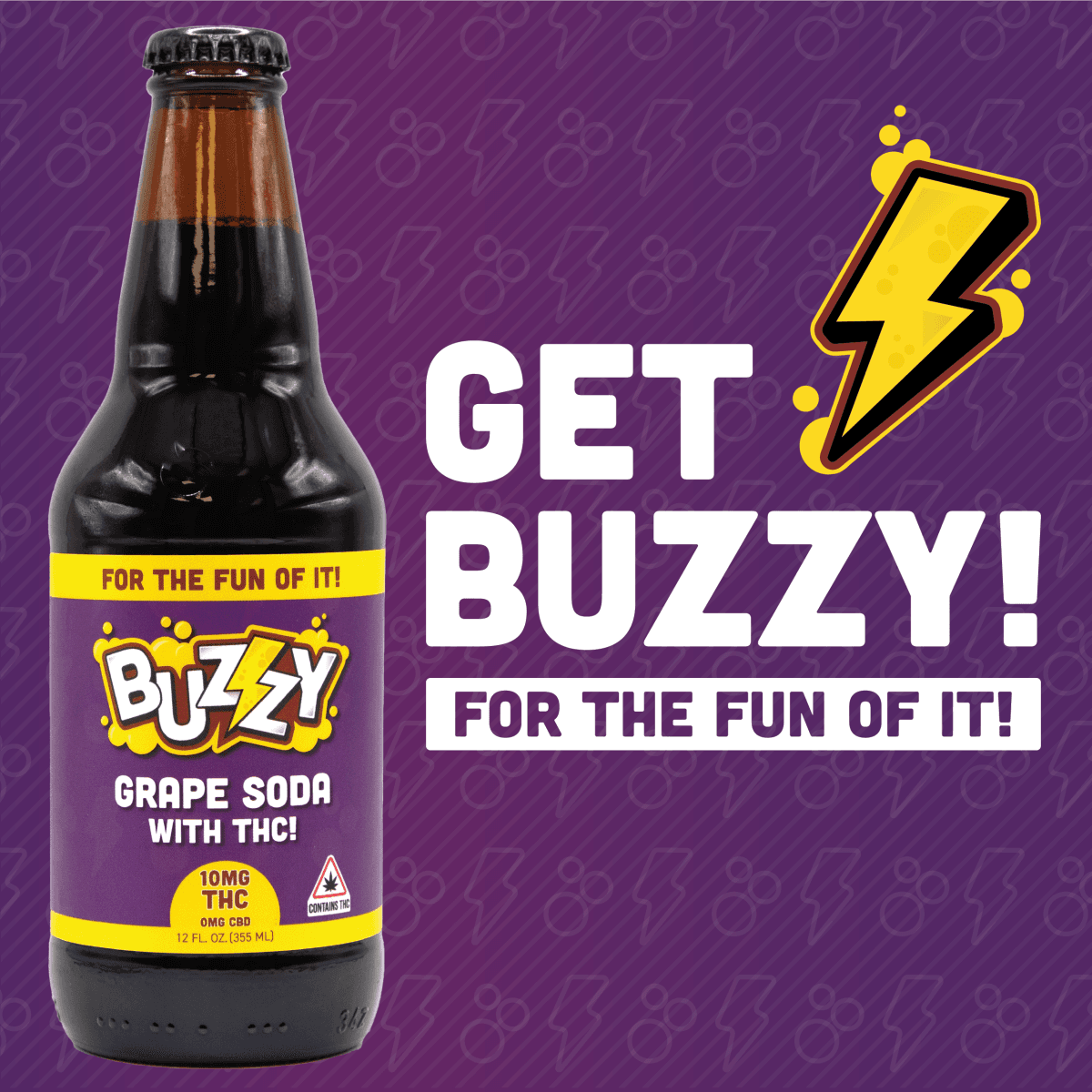Novel Beverage Company BZZY - Grape Soda - 10mg
