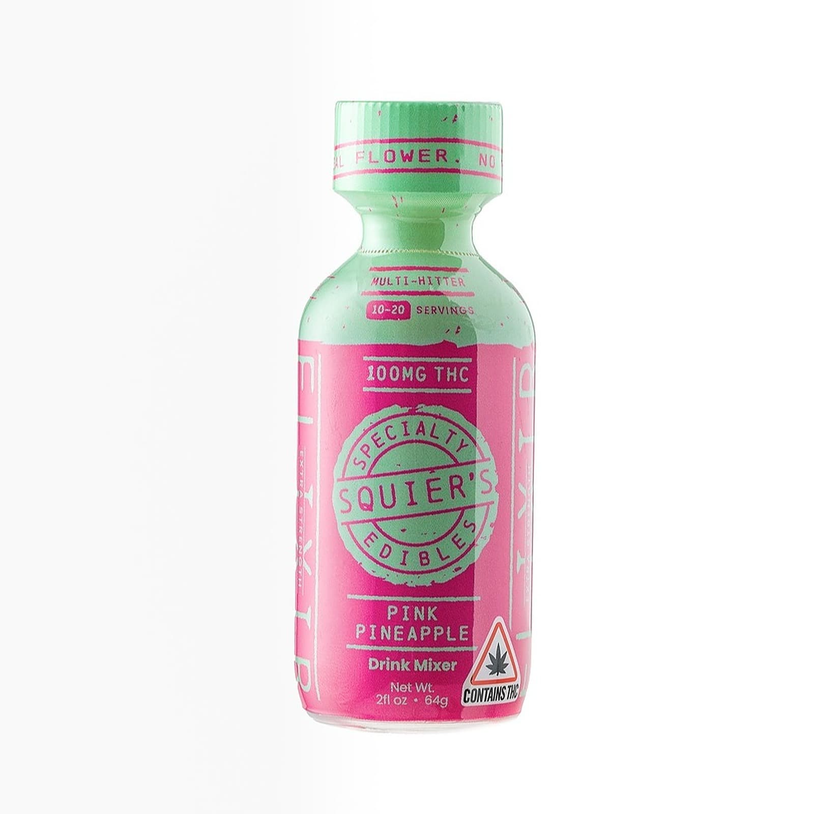 Squier's Specialty Edibles Pink Pineapple 100mg 2oz Mixer