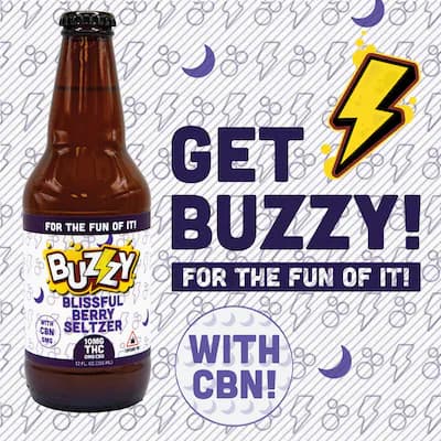 Buzzy Buzzy Tropical Kush Seltzer
