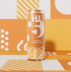 Hi5 Orange Soda 100mg