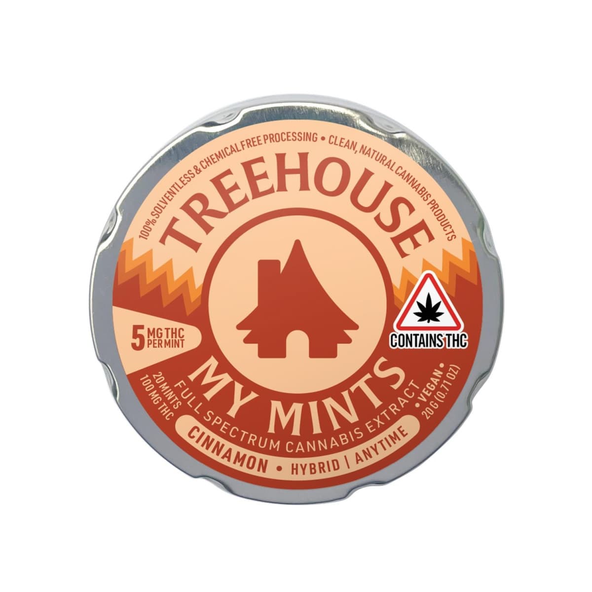 Treehouse LLC Cinnamon My Mints Hybrid 100mg