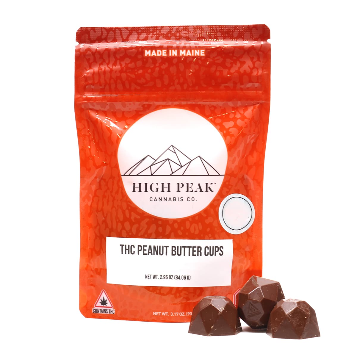 High Peak Peanut Butter Cups 100mg : High Peak