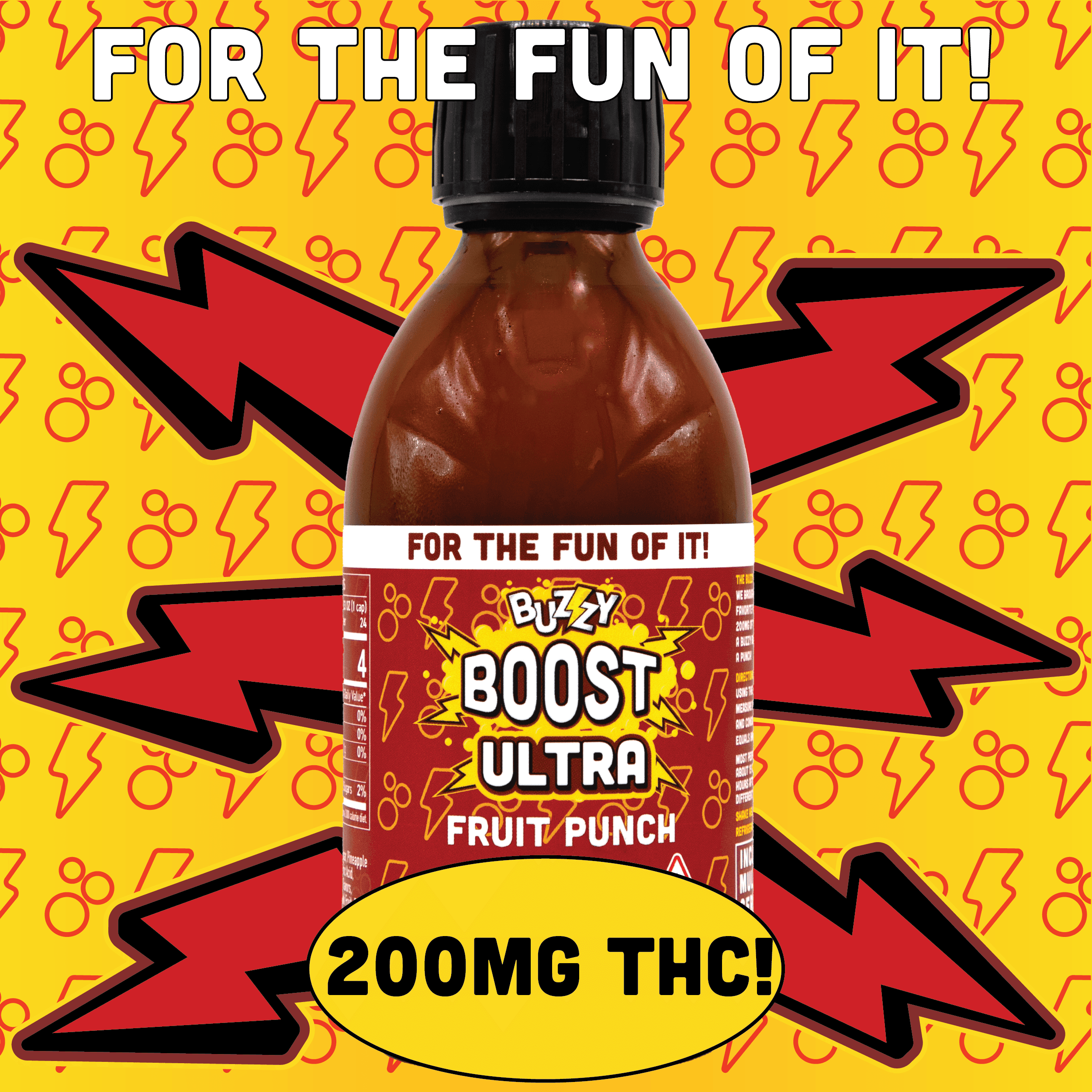 Buzzy Buzzy BOOST Fruit Punch - 200mg/1pk