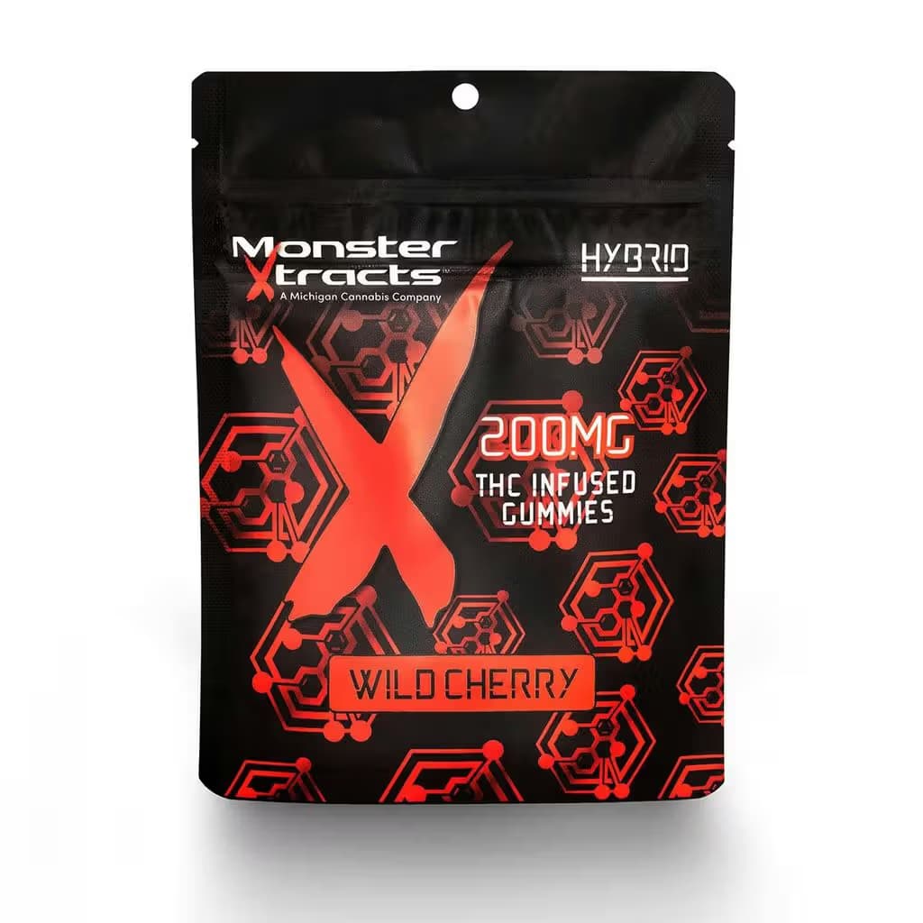 Monster X Monster X 200mg Gummies Wild Cherry