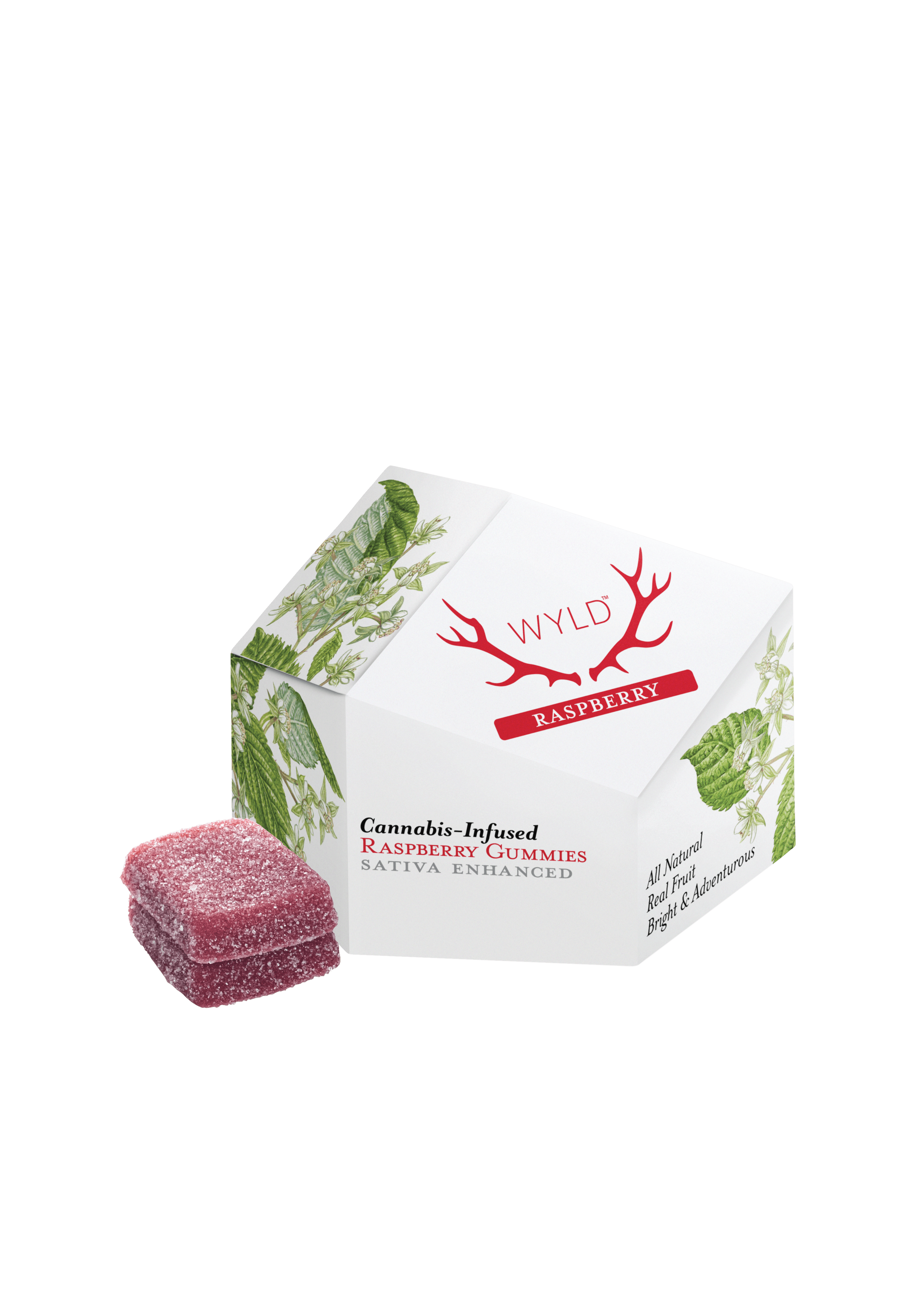 Wyld Raspberry 10mg (10ct) - WYLD Gummies