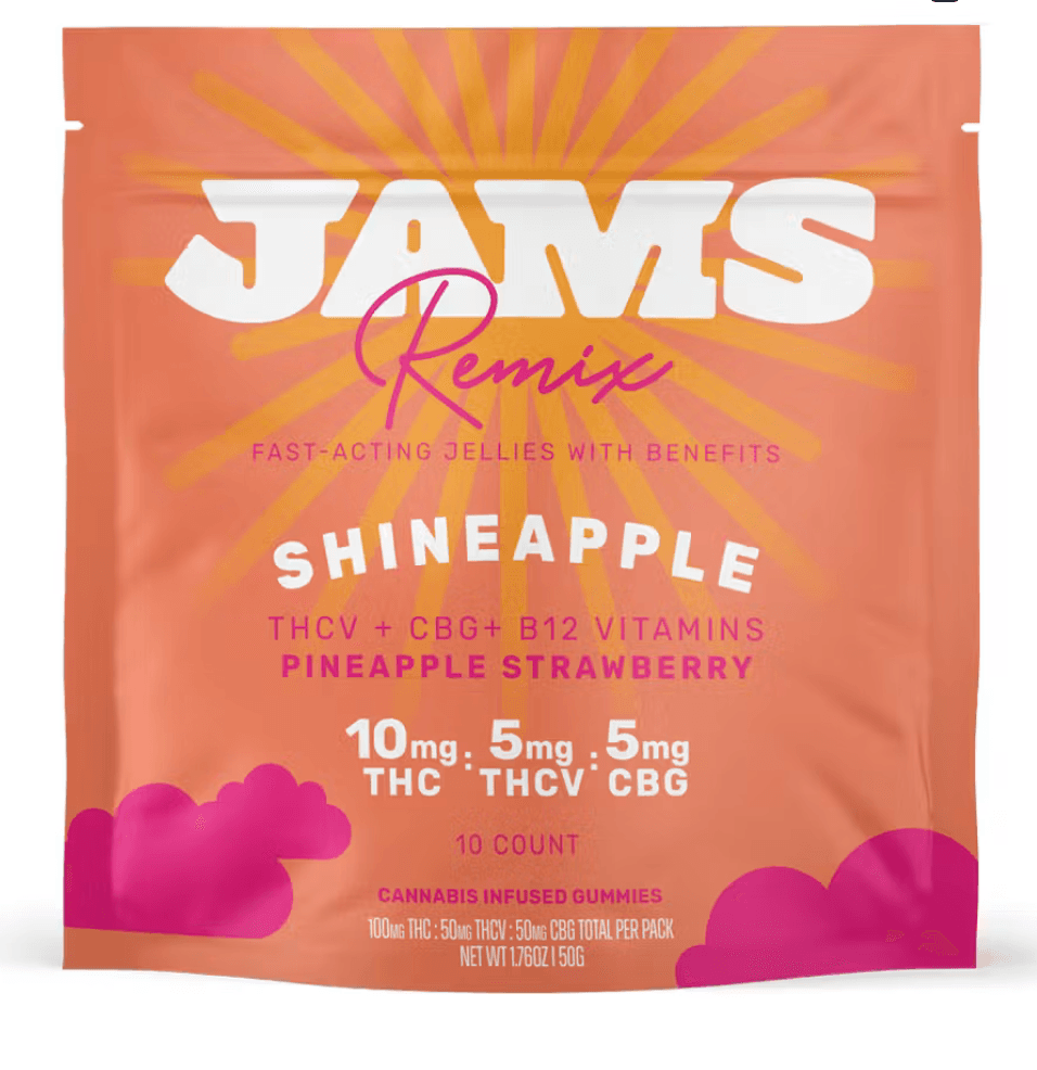 JAMS Shineapple 2:1:1 10mg (10ct) - Jams Remix