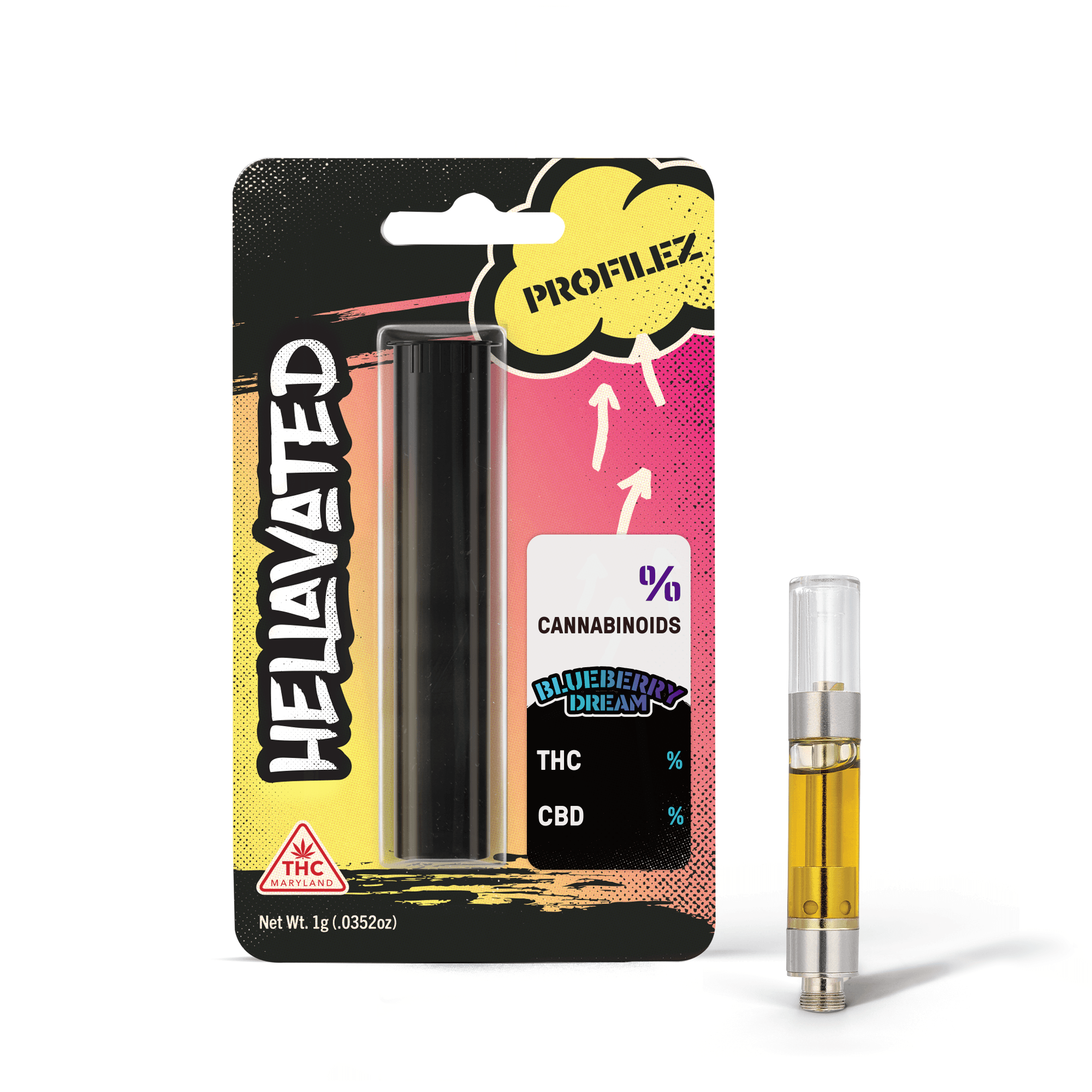 Hellavated Blueberry Dream Cart 1g - Hellavated