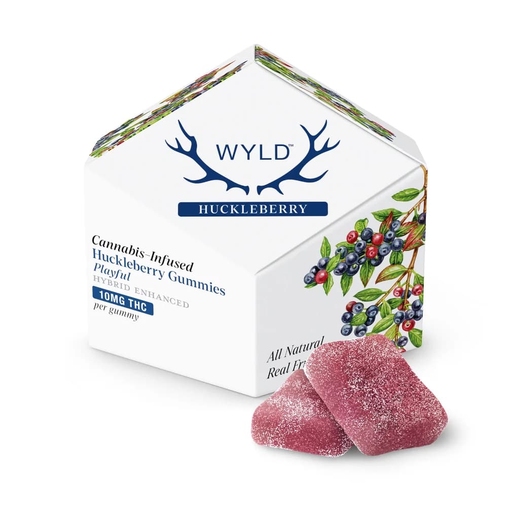 Wyld Huckleberry Hybrid Enhanced Gummies | 100mg THC