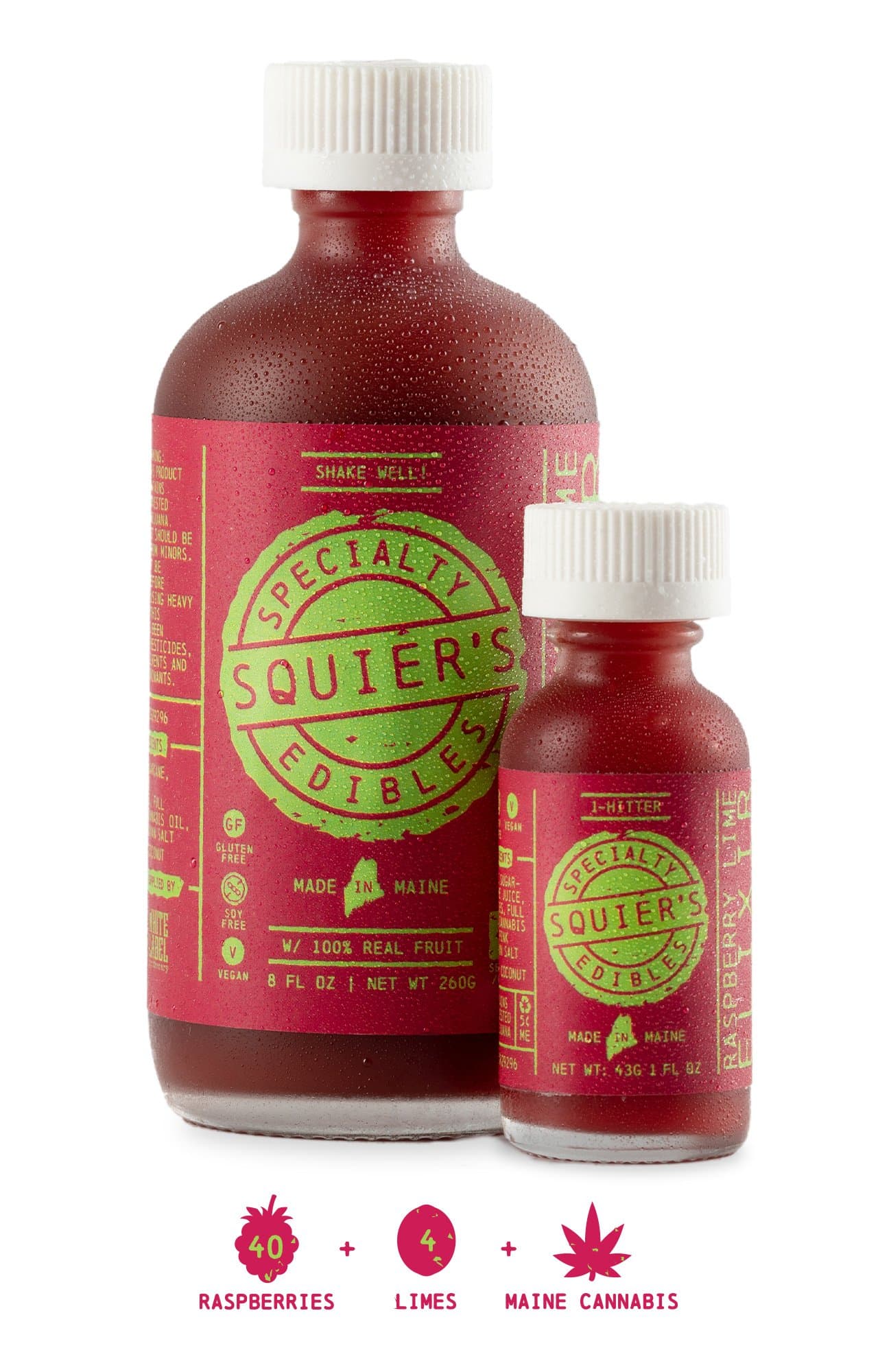 Squier's Elixirs SQR - Raspberry Lime - 1 Hitter - 10mg