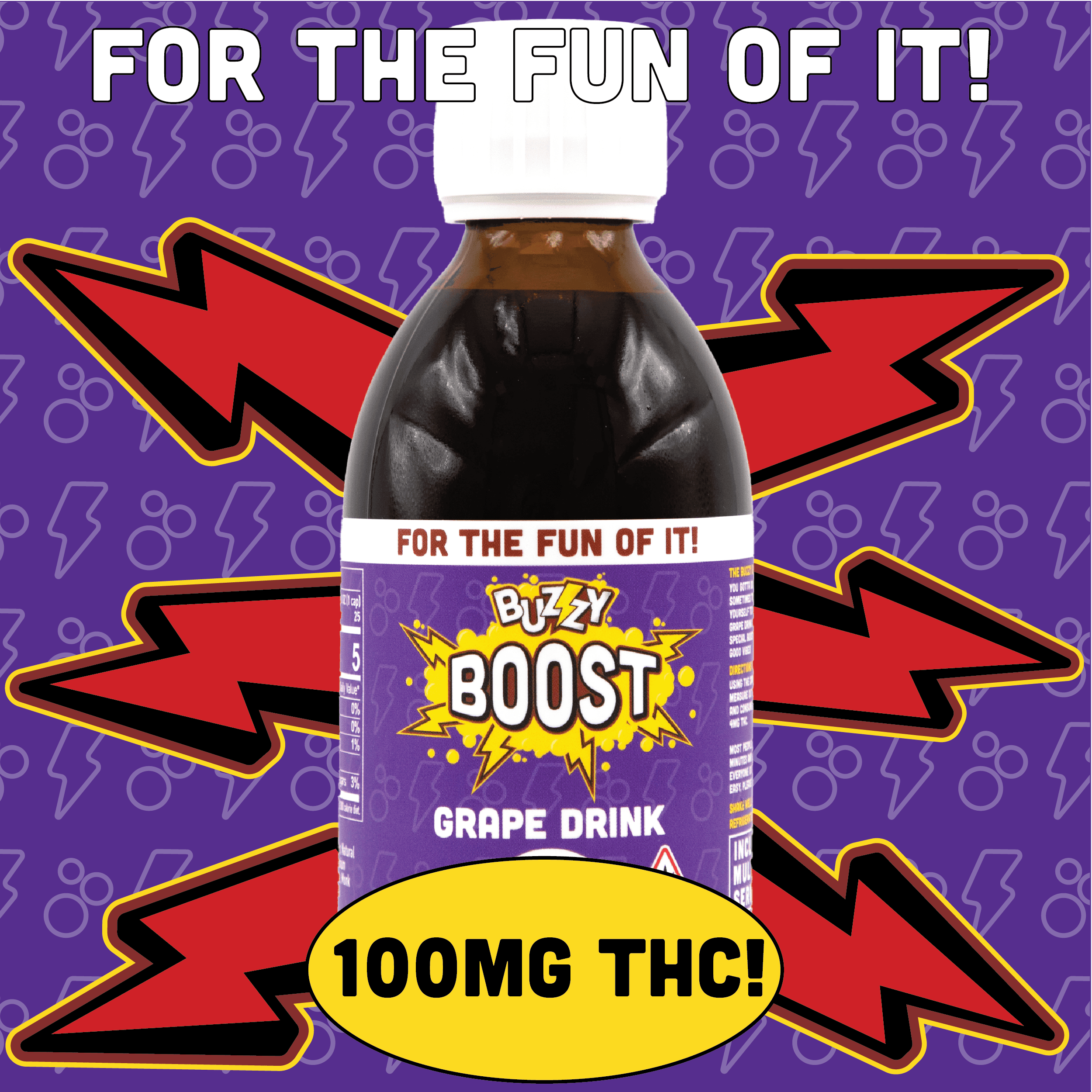 Novel Beverage Company BZZY - Boost - Grape - 100mg