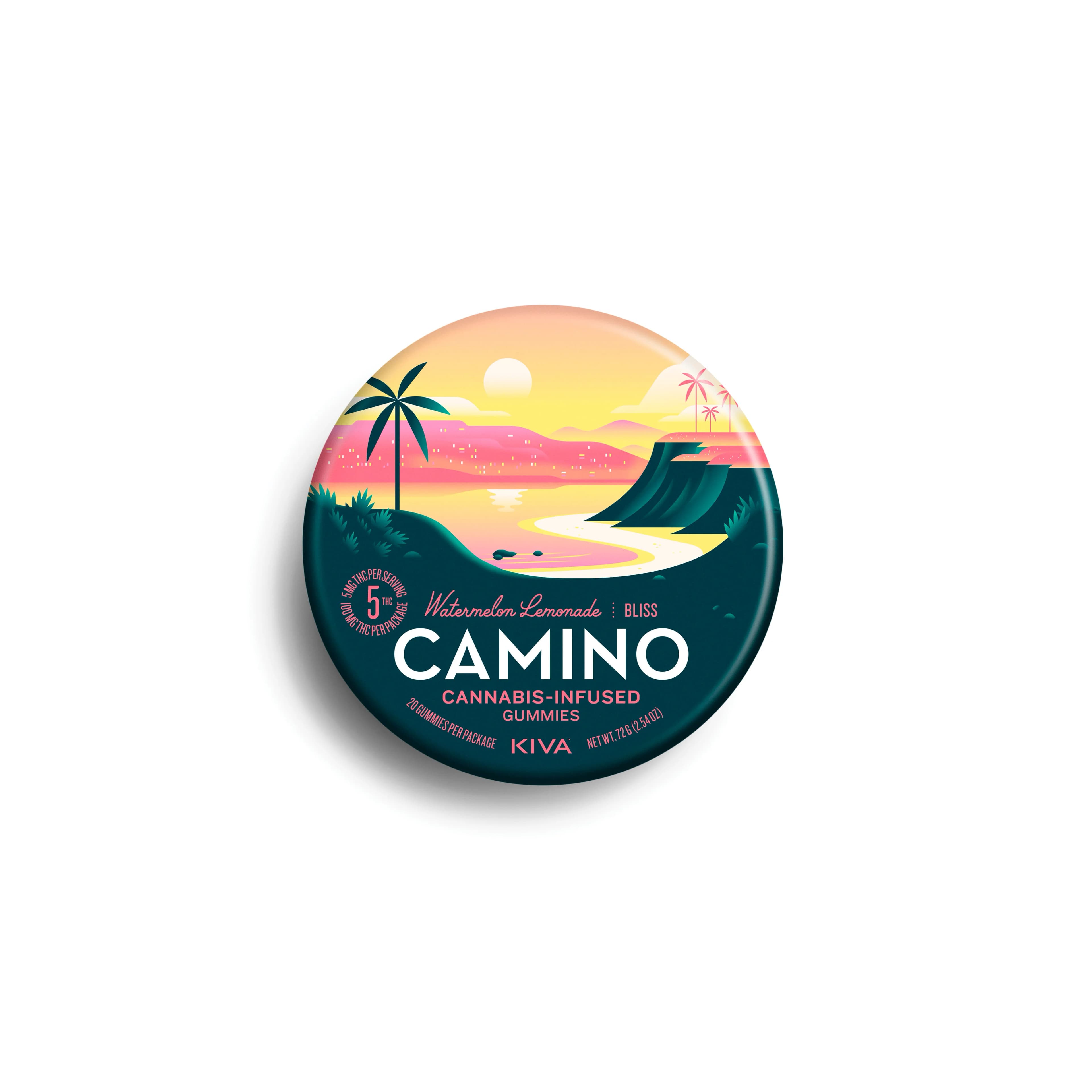 Camino 'Bliss' Watermelon Lemonade [20pk] (100mg THC)
