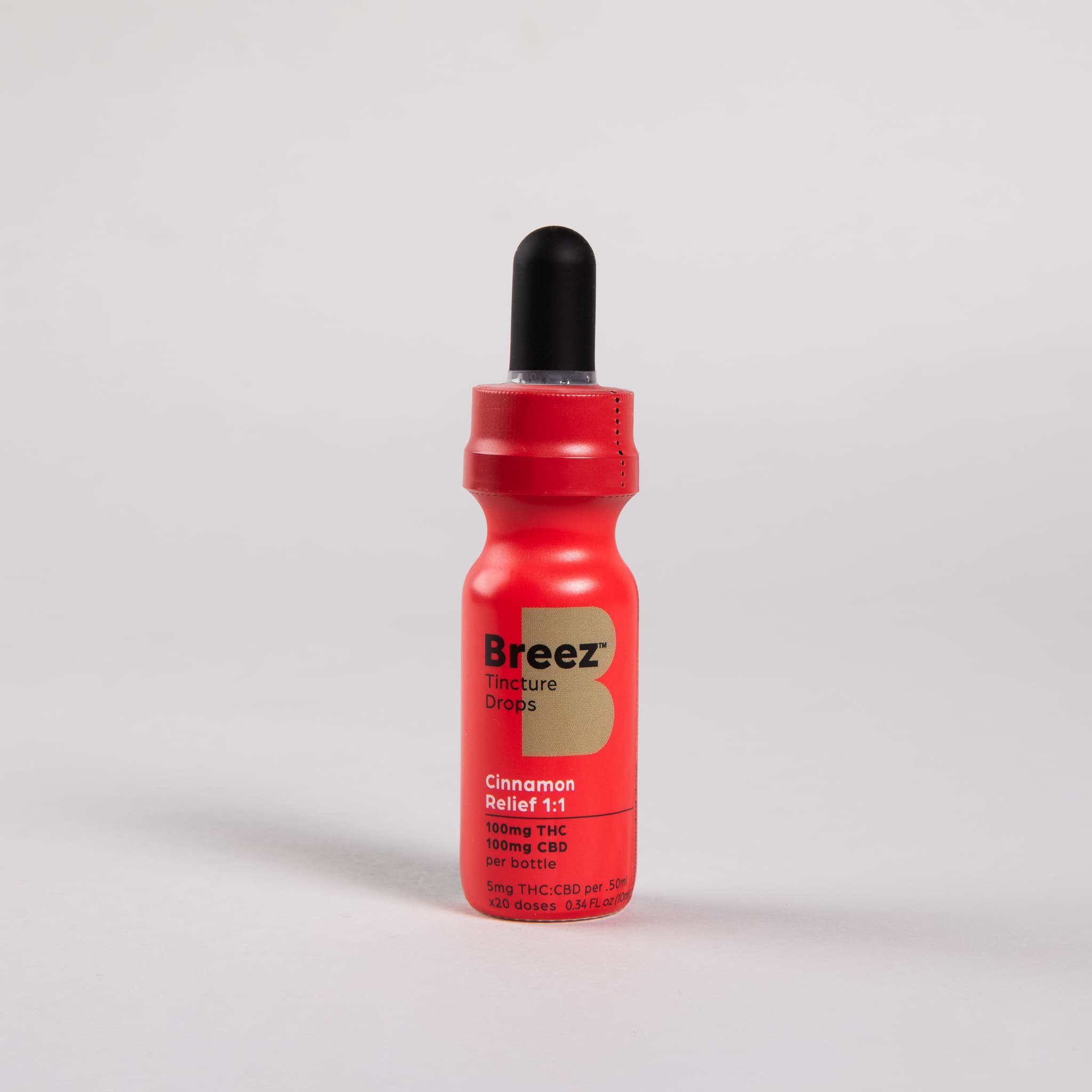BREEZ 1:1 Cinnamon Relief Drops (100mg CBD/100mg THC)