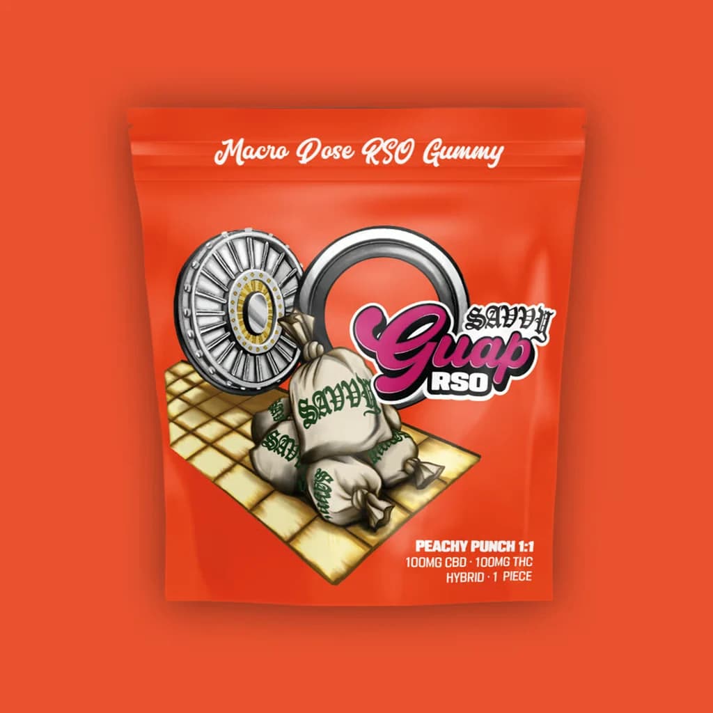 Savvy Guap RSO - Peachy Punch [1pk] (100mg CBD/100mg THC)
