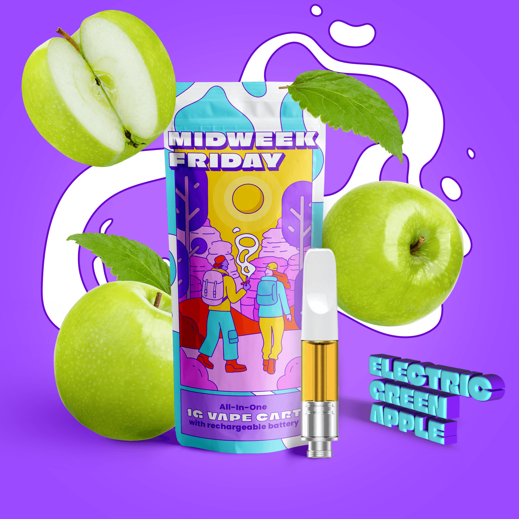 Midweek Friday Electric Green Apple