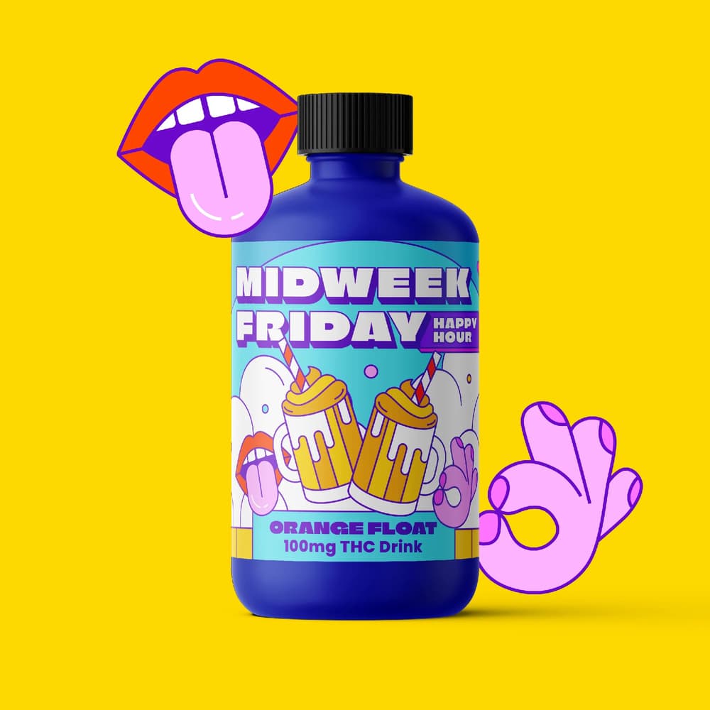 Midweek Friday Orange Float [4oz] (100mg)