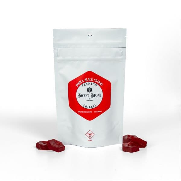 Sweet Stone Black Cherry Indica Gummies | 100mg