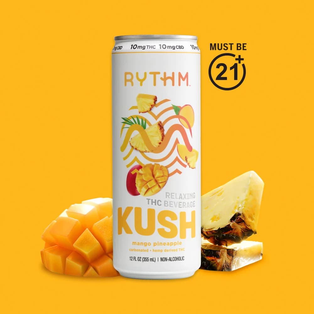 RYTHM Kush Mango Pineapple [12oz] (10mg THC/10mg CBD)