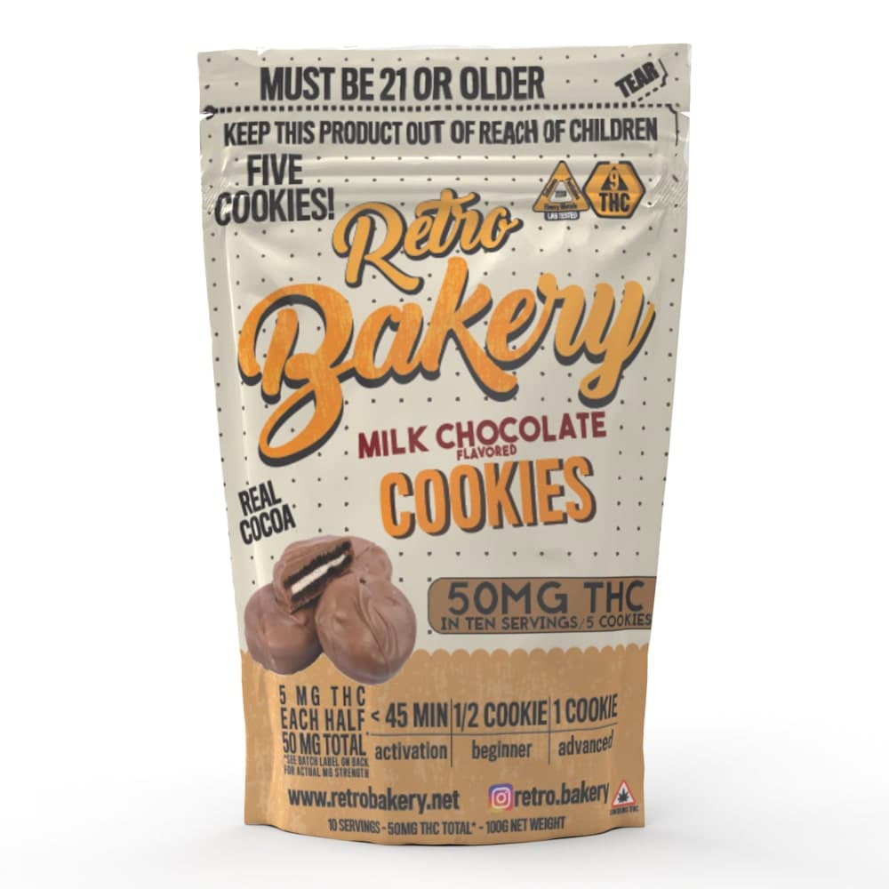 RETRO Milk Chocolate Cookies [5pk] (50mg)