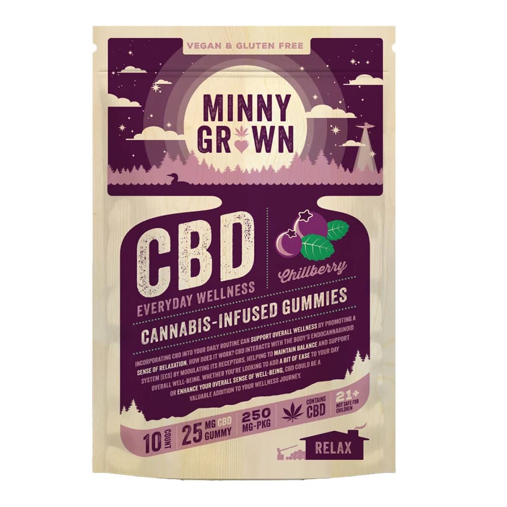 Minny Grown Chillbery [10pk] (250mg CBD)