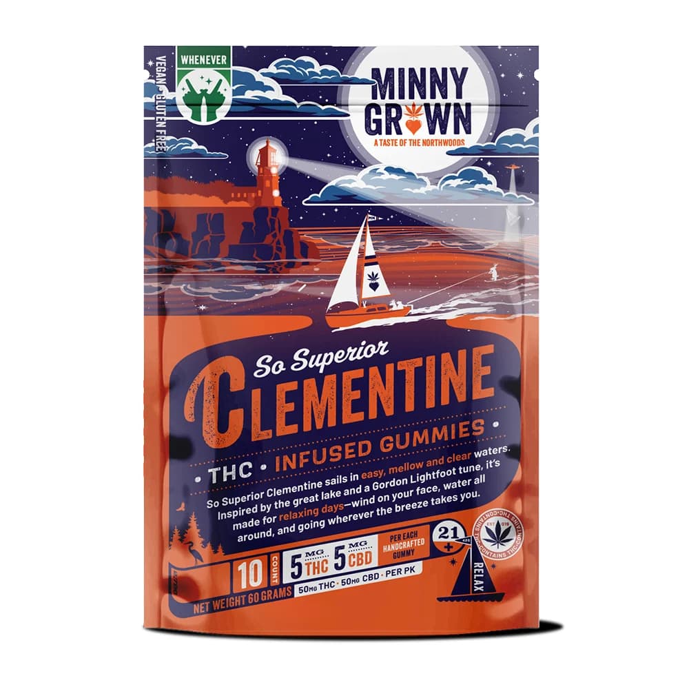 Minny Grown So Superior Clementine 1:1 [10pk] (50mg THC/50mg CBD)