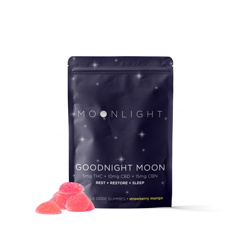 Moonlight Goodnight Moon Strawberry Mango [10pk] (50mg THC/100mg CBD/150mg CBN)