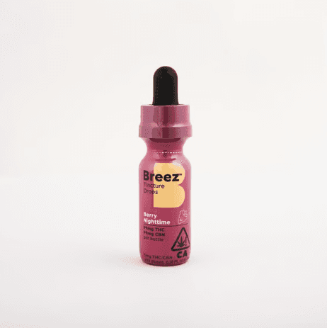 BREEZ 1:1 Berry Nighttime Drops (99mg THC/99mg CBN)