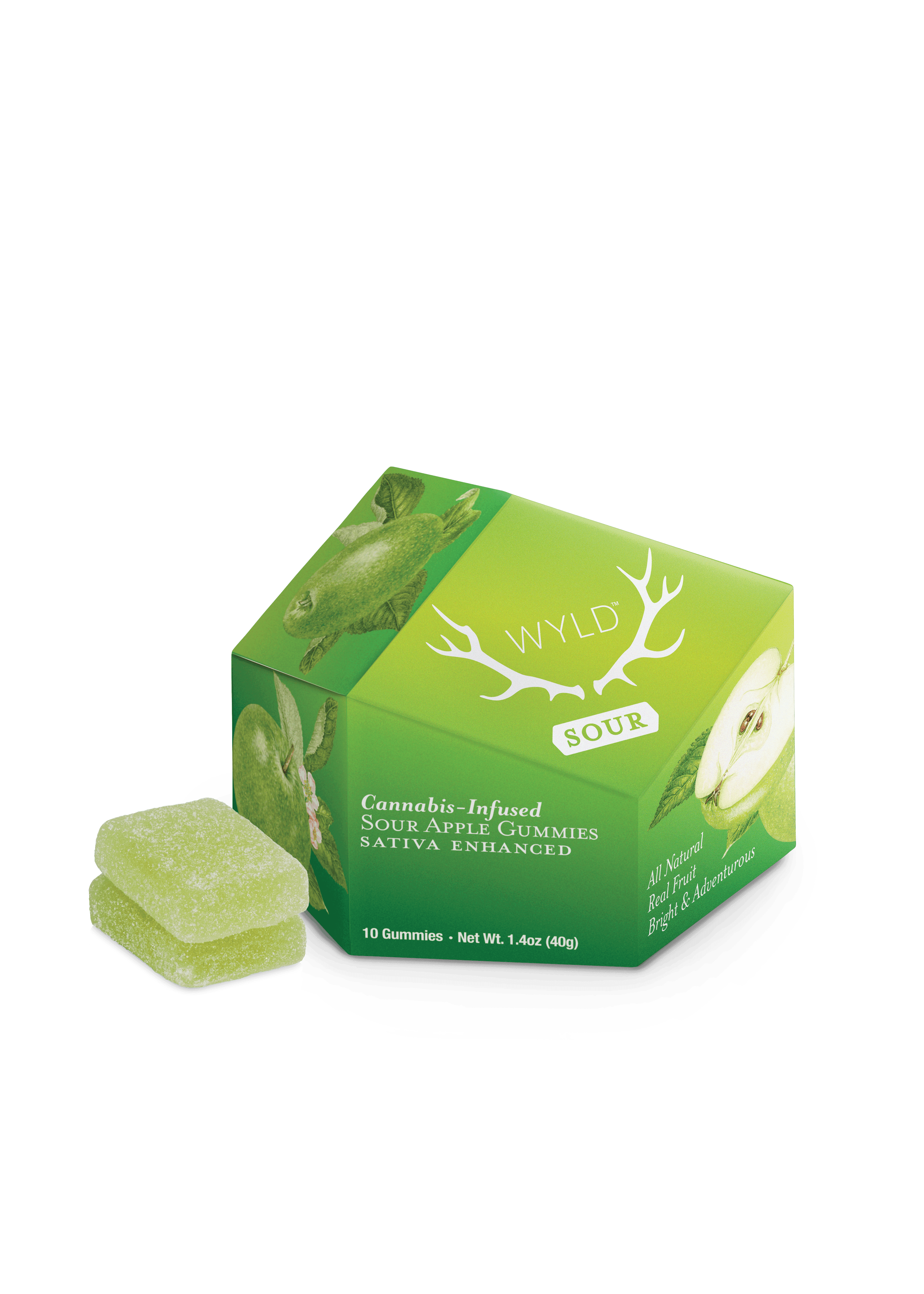 Wyld Sour Apple Gummies [100mg]