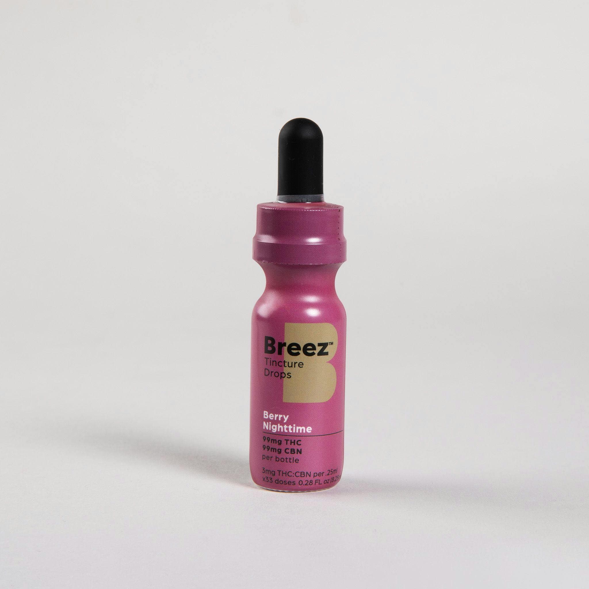 BREEZ Berry Nighttime | Tincture | 1:1 THC:CBN 100mg