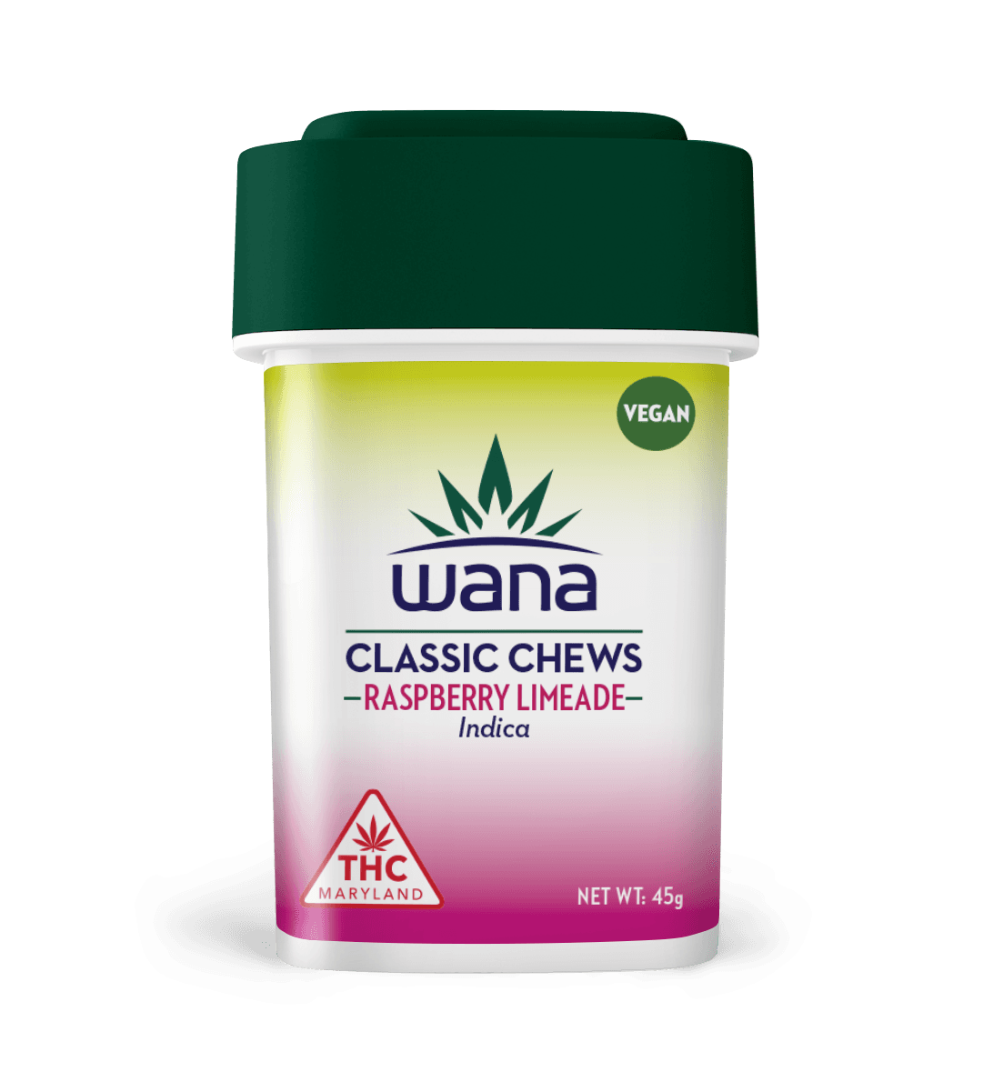 Wana Classic Raspberry Limeade Chews | 10 x 40mg (MED ONLY)