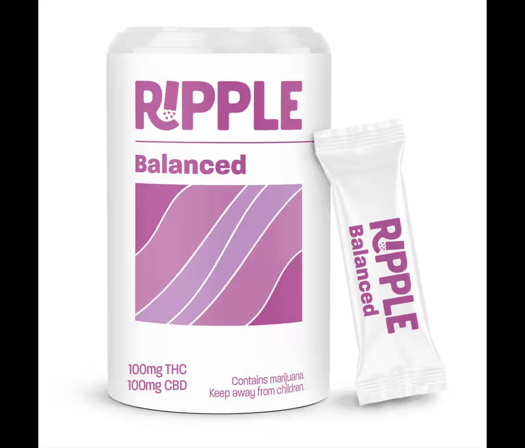 Ripple Dissolve Powder | Balanced | 1:1 THC:CBD