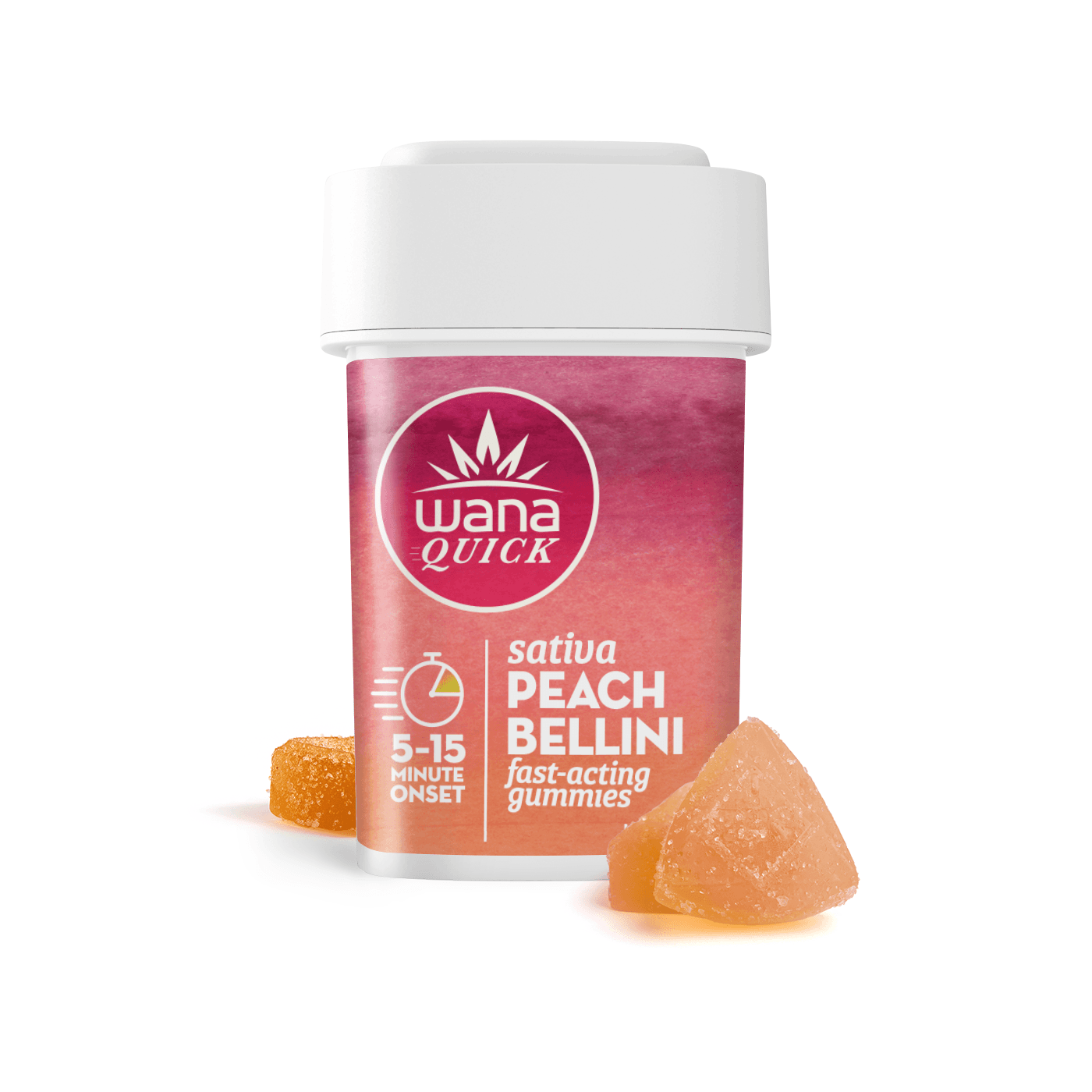 Wana Peach Bellini - Sativa [10pk] (100mg)