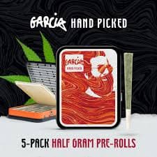Garcia Hand Picked Swampwater Fumez 5-pack Half Gram Pre Rolls