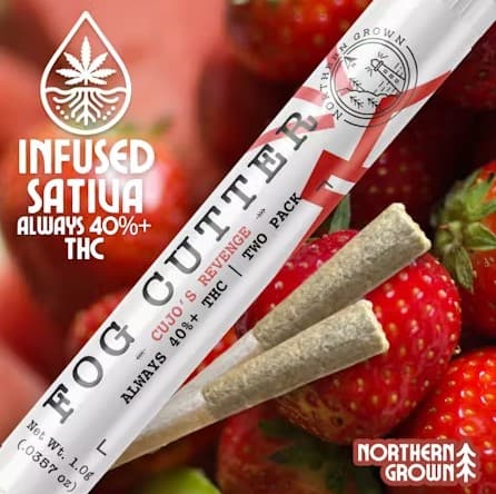 Northern Grown Fog Cutter - Cujo's Revenge Infused .5g Pre-Roll 2-Pack
