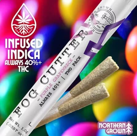 Northern Grown Fog Cutter - Mystic River Mango Infused .5g Pre-Roll 2-Pack