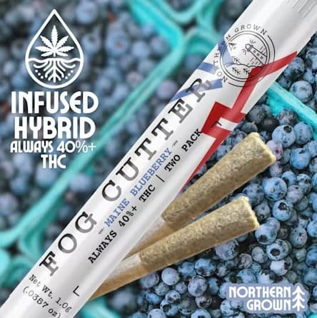 Northern Grown Fog Cutter - Purple Grapewreck Infused .5g Pre-Roll 2-Pack