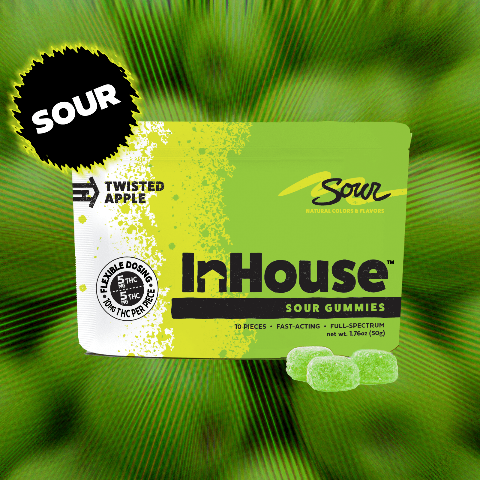 InHouse Sour Apple Gummies
