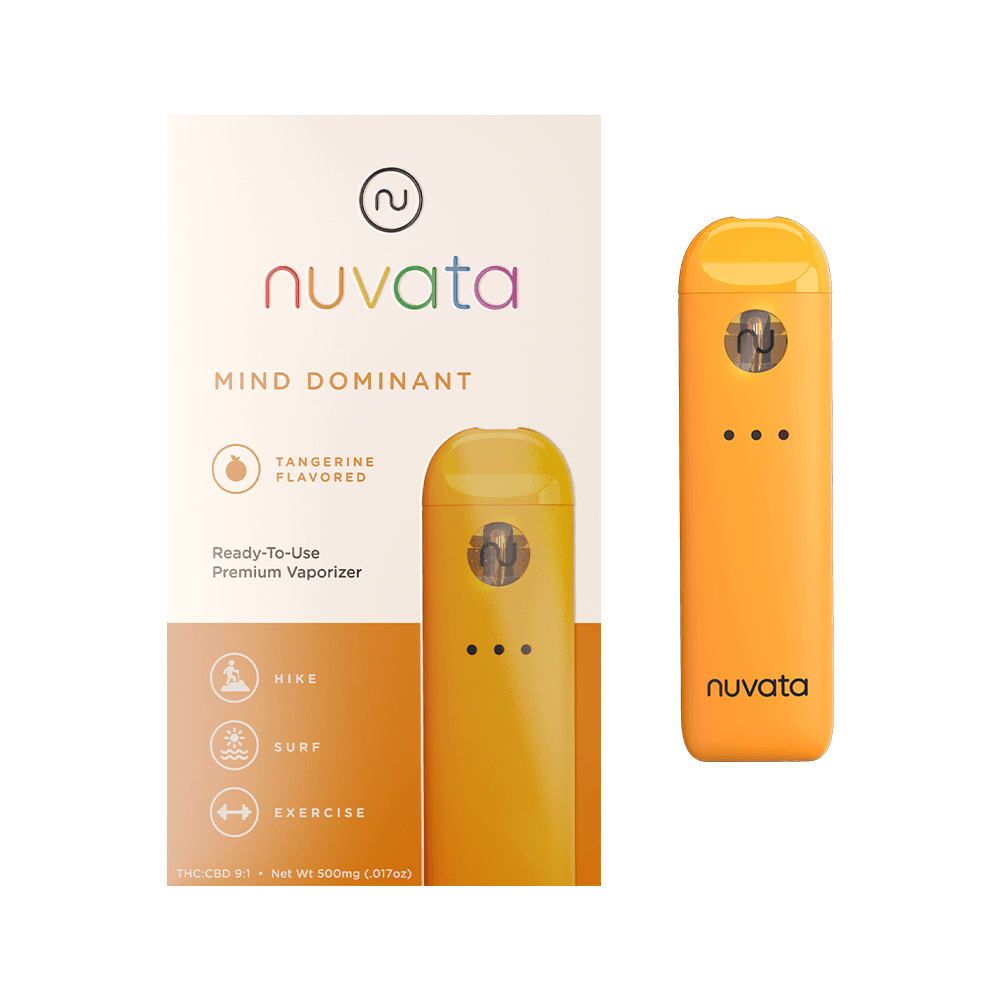 Nuvata NUVATA Pen 500mg: Mind Dominant Tangerine 9:1 THC:CBD