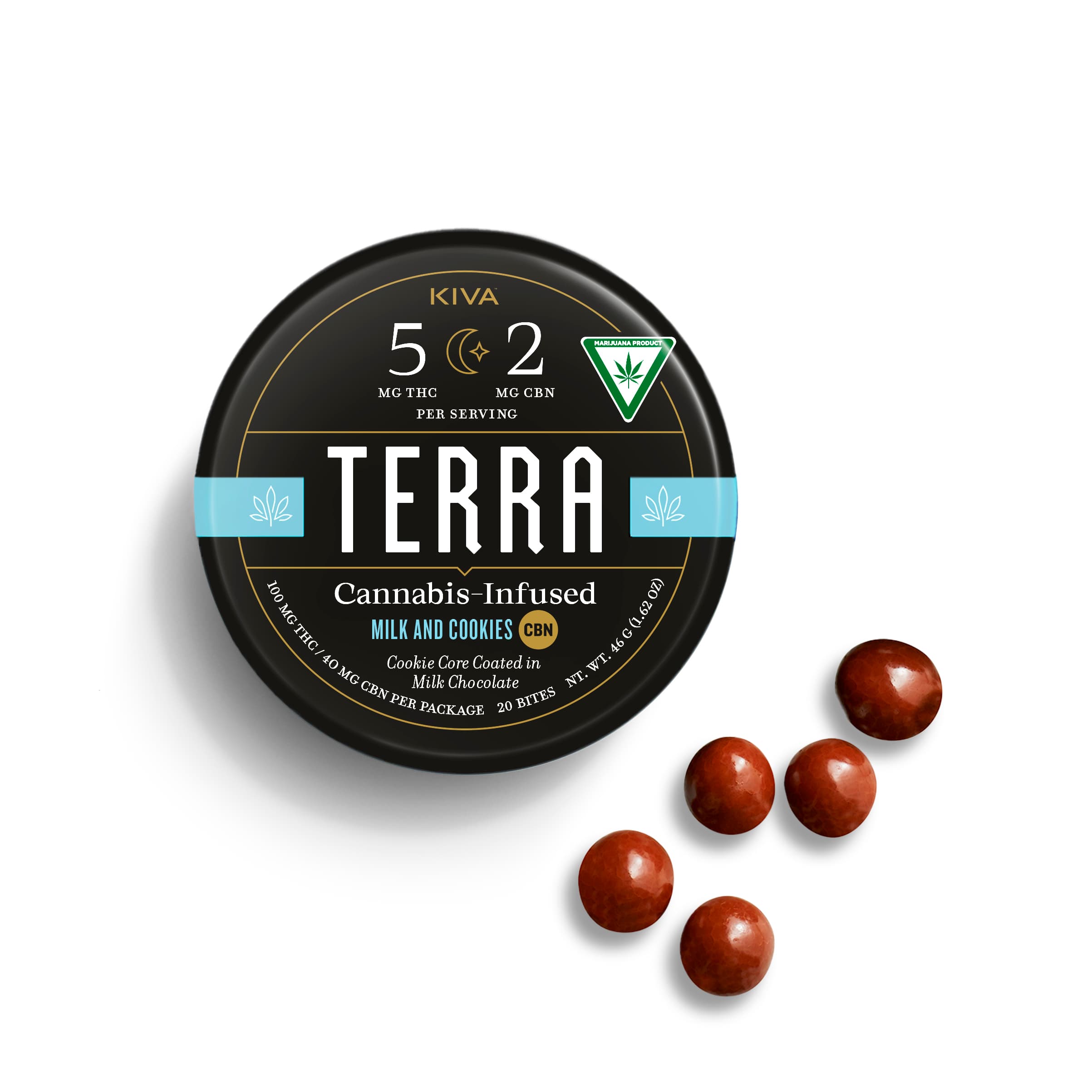 TERRA Terra Milk and Cookies CBN Bites [20pk] (100mg THC : 40mg CBN)