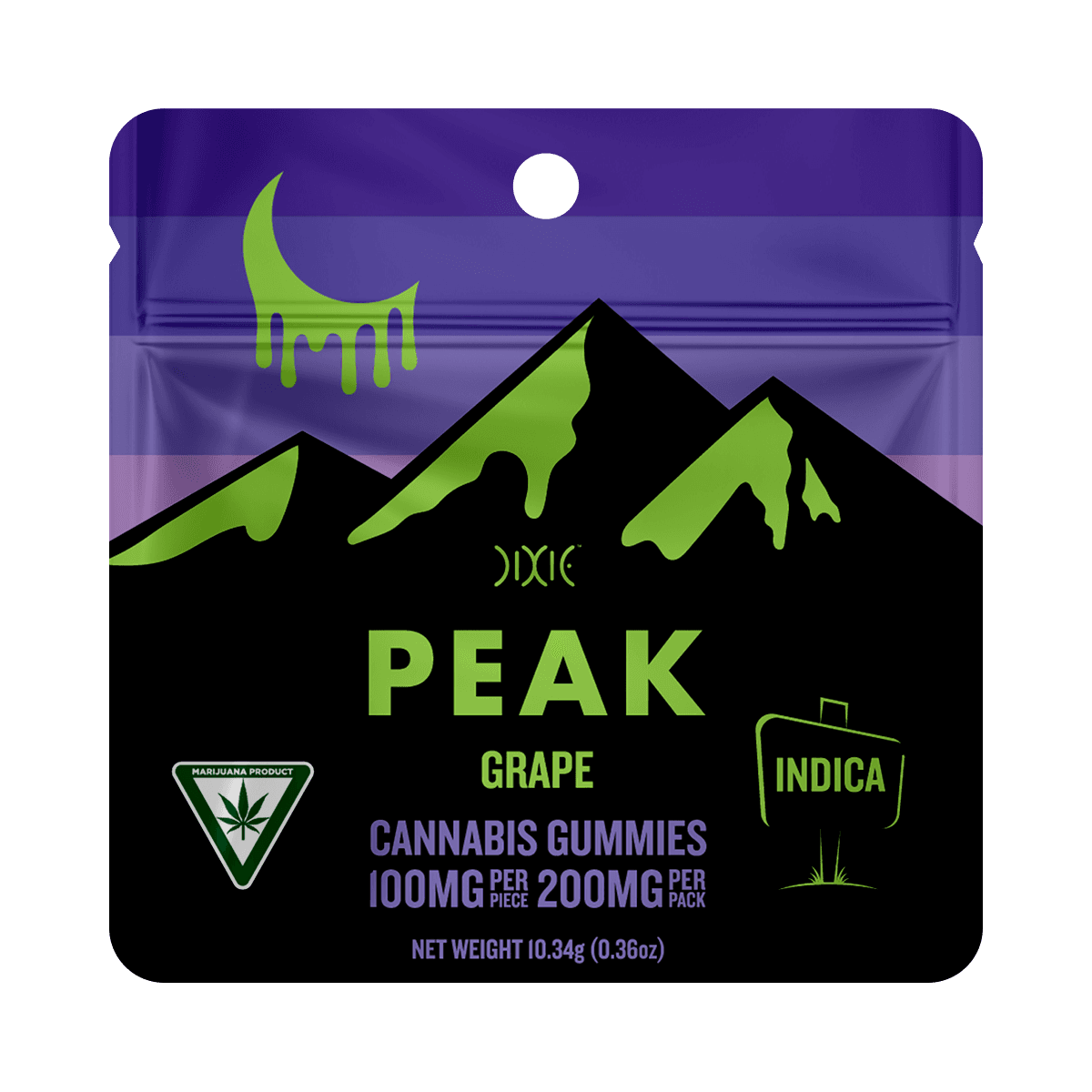 Dixie 200mg Peak Singles | Grape