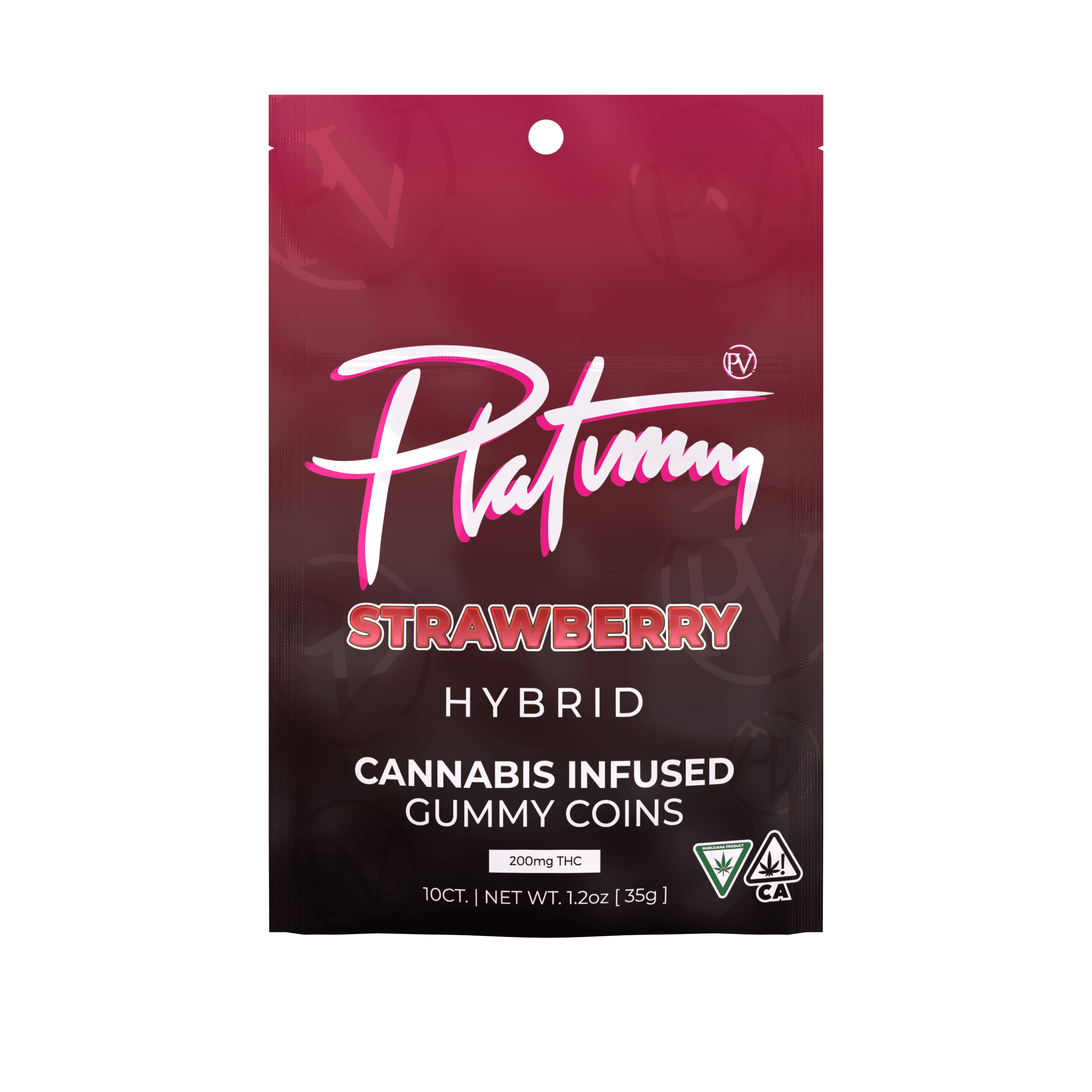 Platinum Vape Strawberry | 200mg Gummies