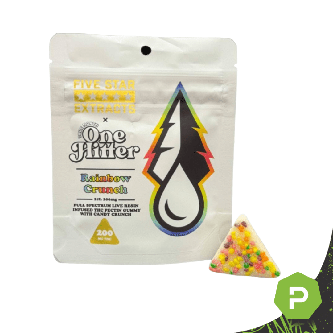 TRUE NORTH COLLECTIVE Rainbow Crunch Live Resin Single Gummy