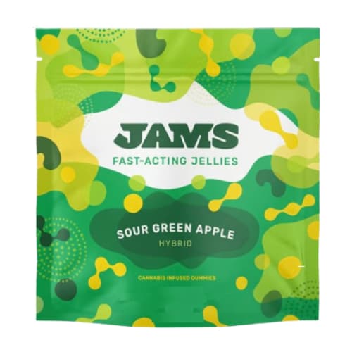 JAMS Hybrid Sour Green Apple Fast Acting Jellies