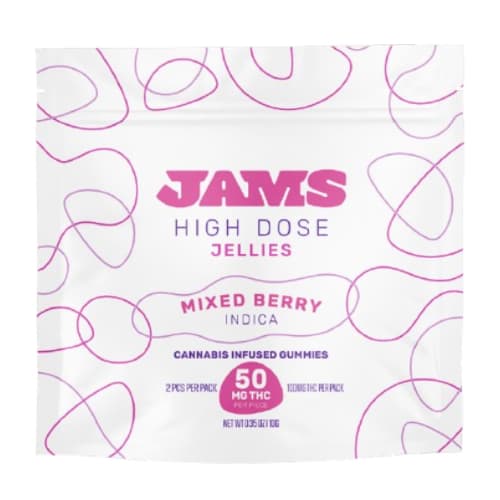 JAMS Indica Mixed Berry High Dose Jellies