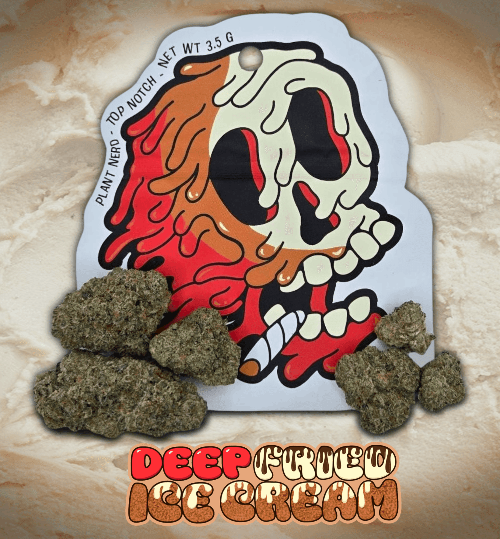 Plant Nerd Deep Fried Ice Cream | Pre-Pack | 3.5g