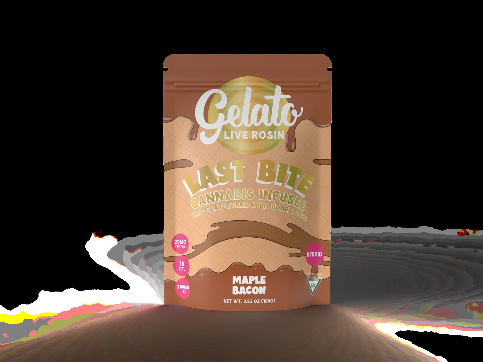 Gelato Maple Bacon Rosin Last Bite Cones | 200mg
