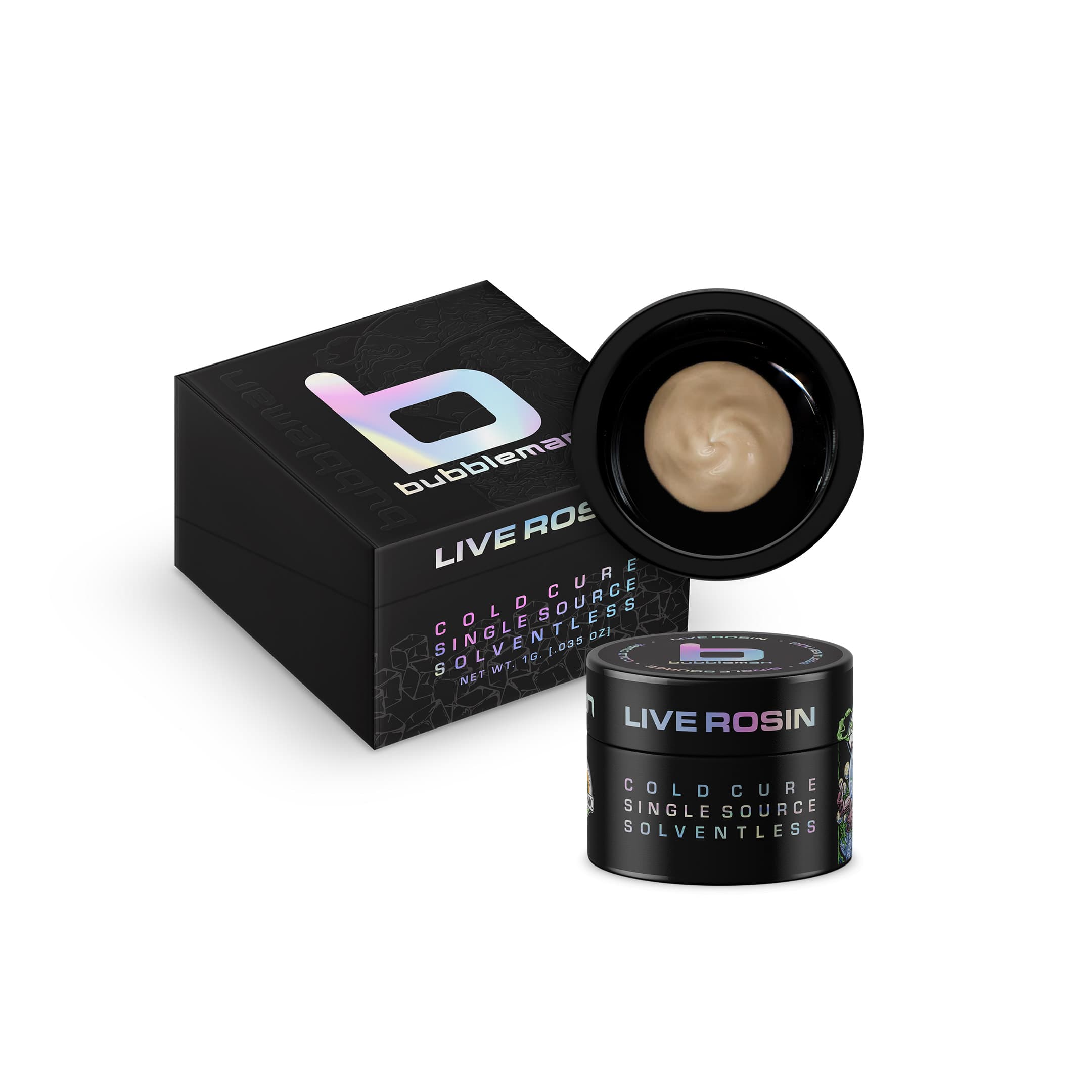 Bubbleman Sherb Haze Brulee - Live Rosin - 1g